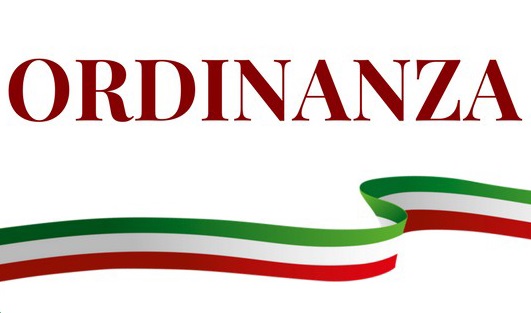 Ordinanza n.01 del 04.01.2021