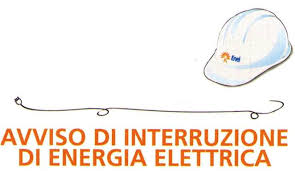 Interruzione energia elettrica per giovedì 10 dicembre 2020